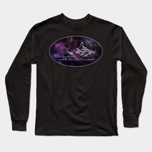 ACOTAR to the stars quote Long Sleeve T-Shirt